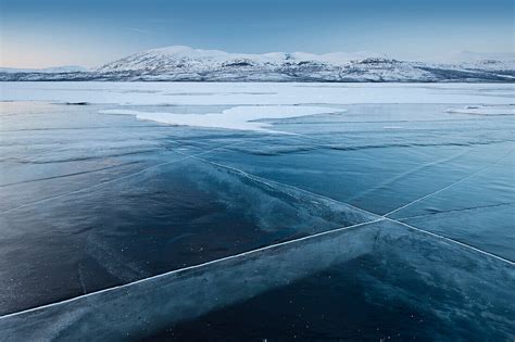 A Frozen Lake So Clear Its Possible To License Image 71030082