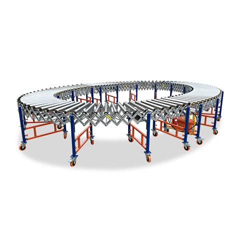 Powered Flexible Roller Conveyor Efficient Versatile Material Handling