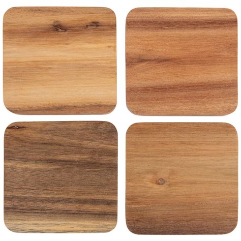 Square Acacia Wood Coasters Hobby Lobby 2168839