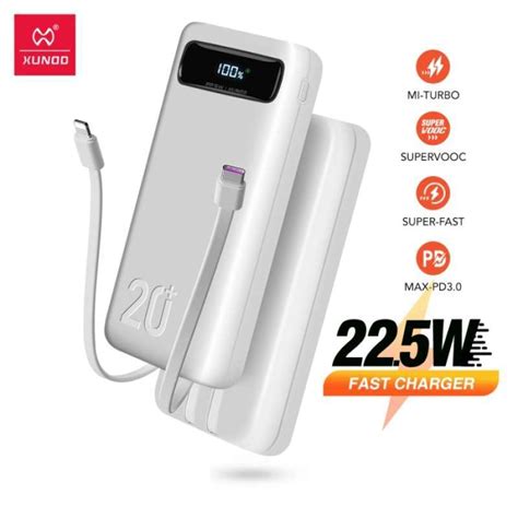 Jual Xundd Powerbank Mah W Built In Cable Super Fast Charging