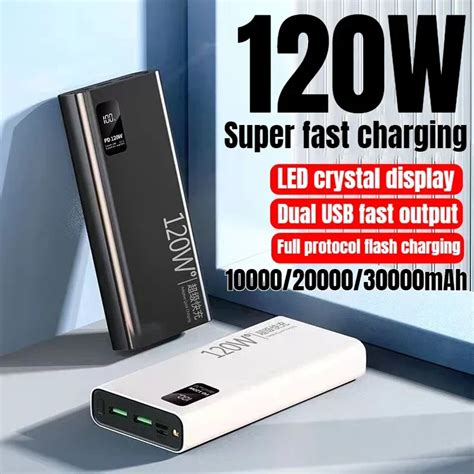 W Super Fast Charging Mah Power Bank With Sufficient