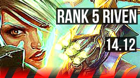 RIVEN Vs MASTER YI TOP 10 Solo Kills Rank 5 Riven Godlike 10 2 0