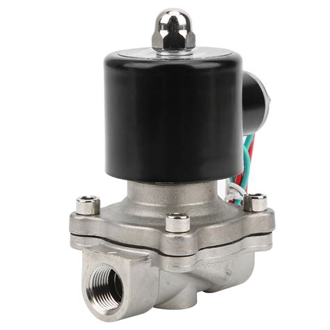 38in Solenoid Valve Direct Acting Normally Closed Stainless Steel For Water Air Oil