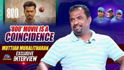 Muttiah Muralitharan Exclusive Interview Muralitharan Biopic