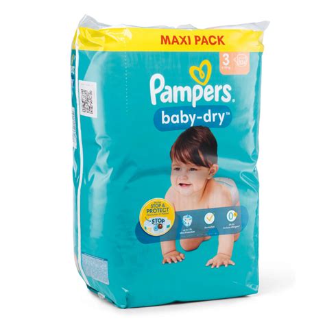 PAMPERS Baby Dry Maxi Pack Gr 3 Midi 124 Stück ALDI SUISSE