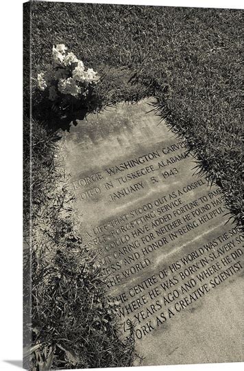 Grave of George Washington Carver Photo Canvas Print | Great Big Canvas