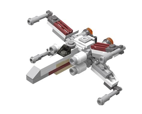 Lego Set 30051 1 X Wing Fighter Mini 2010 Star Wars Rebrickable Build With Lego