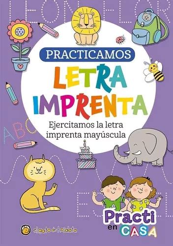 Practicamos Letra Imprenta Mayuscula Practi En Casa MercadoLibre