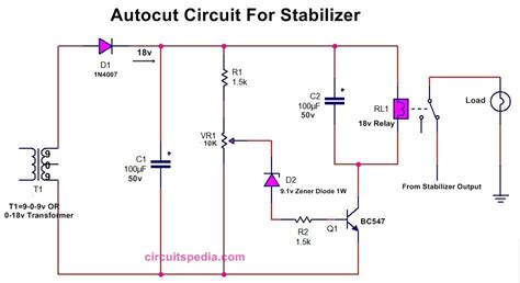 Ac Voltage Stabilizer Circuit Diagram Ac Voltage Stabilizer