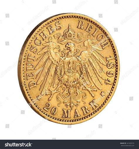 Gold Coin 20 Mark Stock Photo 341859155 | Shutterstock