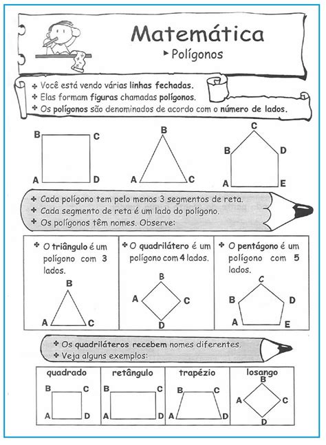 Atividades Sobre Pol Gonos Ano Acessaber Edukita