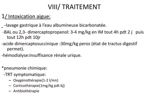 Intoxications Aux M Taux Lourds Ppt T L Charger