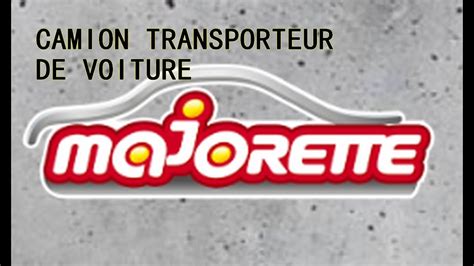 Majorette Transporteur De Voiture Jaune Youtube