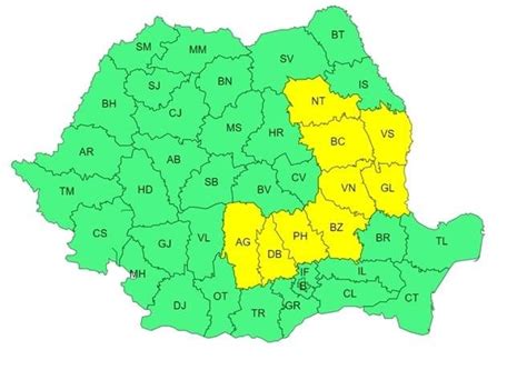 Avertizare meteo Cod Galben de caniculă în județul Dâmbovița