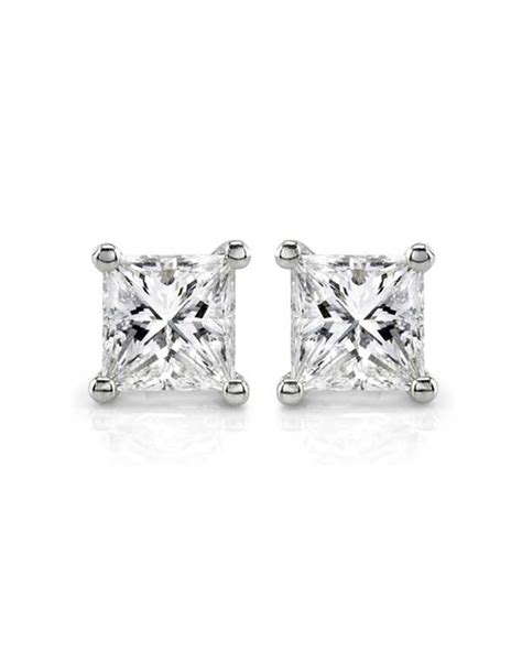 14Kt White Gold Diamond Studs | Grand Jewelers