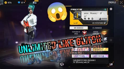 Unlimited Like Glitch 😱😱trick Free Fire Max Freefire Viral