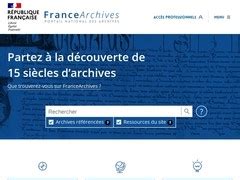 Archives de France Annuaire des archives départementales