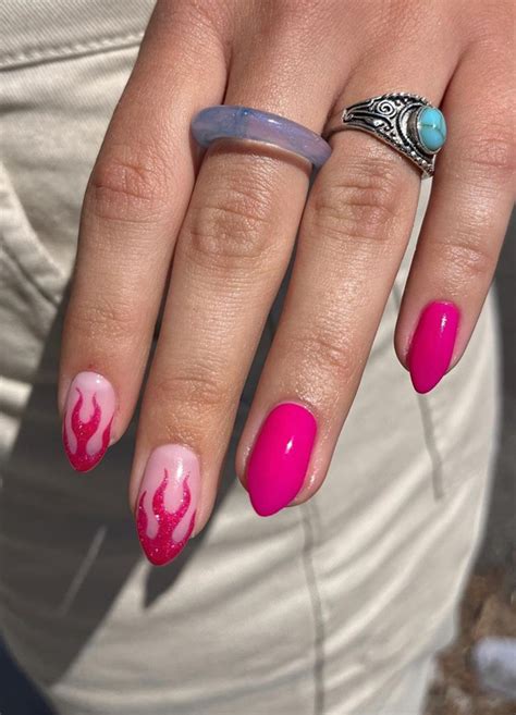 25 Hot Pink Vibrant Nails For Modern Women Shades Of Pink Double