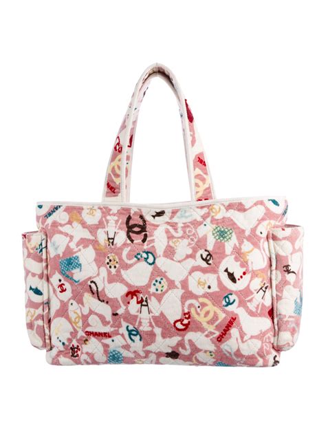 Chanel Terry Baby Animals Diaper Bag - Baby Gear - CHA206476 | The RealReal