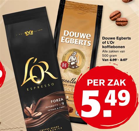 Douwe Egberts Of L Or Koffiebonen Aanbieding Bij Hoogvliet