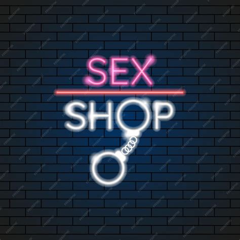 Premium Vector Abstract Sex Love Shop Adult Toys Neon Light Electric