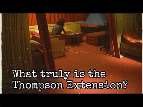 What Truly Is The Thompson Extension YouTube