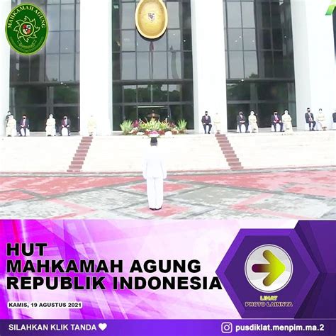 Upacara Hut Mahkamah Agung Republik Indonesia Ke