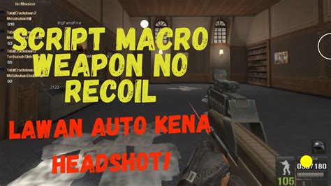 Setting Mouse Macro No Recoil Point Blank Zepetto Terbaru Youtube