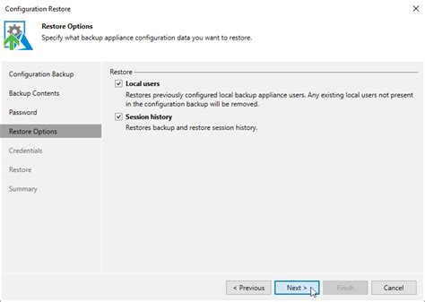 Step Choose Restore Options Veeam Backup For Microsoft Azure Guide