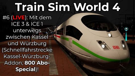 Train Sim World Abo Special Mit Dem Ice Ice Unterwegs