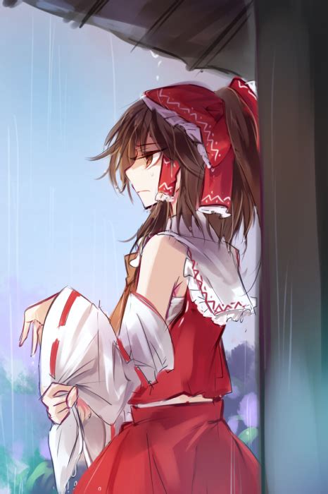 Safebooru 1girl Ascot Bare Shoulders Bow Brown Eyes Brown Hair