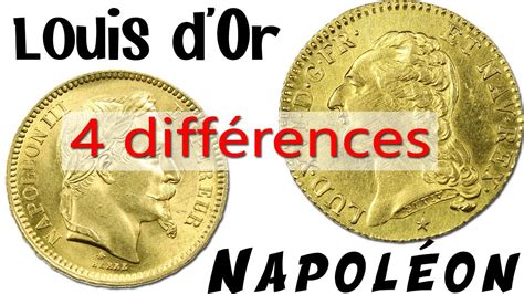 Louis D Or Et Napoleon Diff Rences Essentielles Youtube