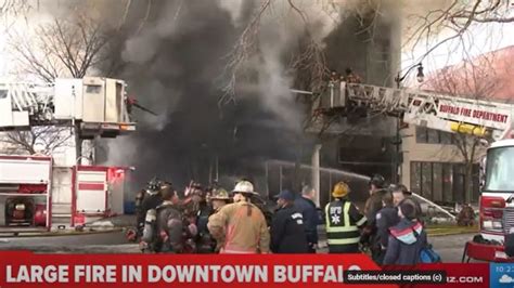 Watch Ny Firefighter Unaccounted For In Massive Commercial Fire Firehouse