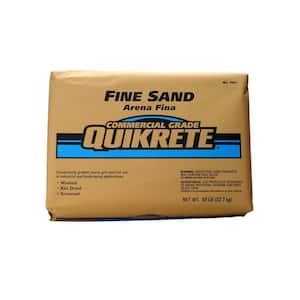 Quikrete 50 Lb Commercial Grade Fine Sand 196152 The Home Depot