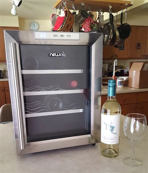 Newair Aw 121e 12 Bottle Countertop Thermoelectric Stainless Steel Wine