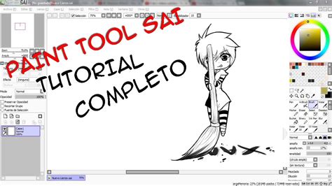 Paint Tool Sai Tutorial Completo Youtube