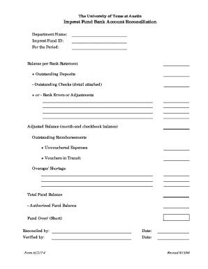 Fillable Online Utexas Form Ac Pdf Fax Email Print Pdffiller