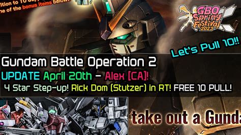 Gundam Battle Operation 2 Update 420 Alex Ca Lets Pull 10 4