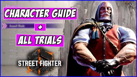 Jp Moves And Character Guide Combo Trials Street Fighter Youtube