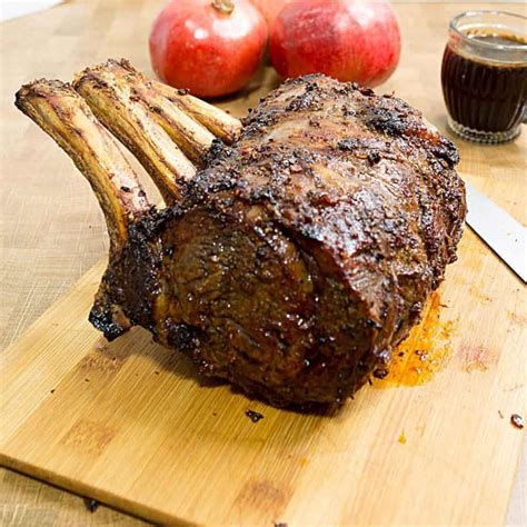 Standing Rib Roast How To Cook Prime Ribs Video Veena Azmanov Kitchen