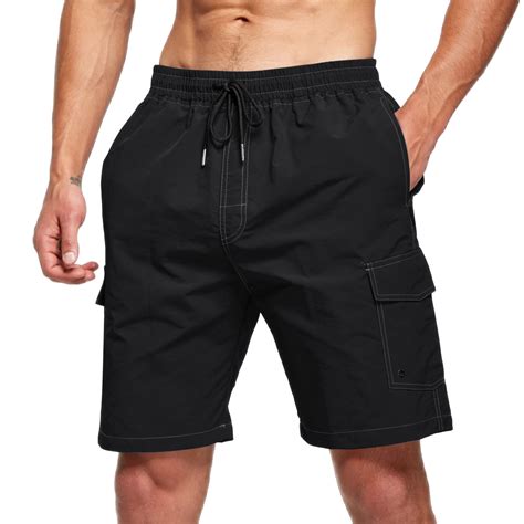 Papeey Men Bathing Suit Shorts Board Shorts 7 Inch Inseam Quick Dry