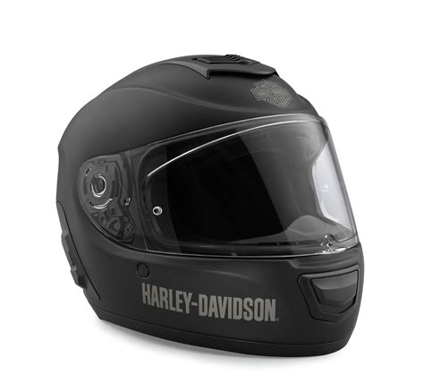 Boom Audio N02 Full Face Helmet Matte Black Harley Davidson Usa