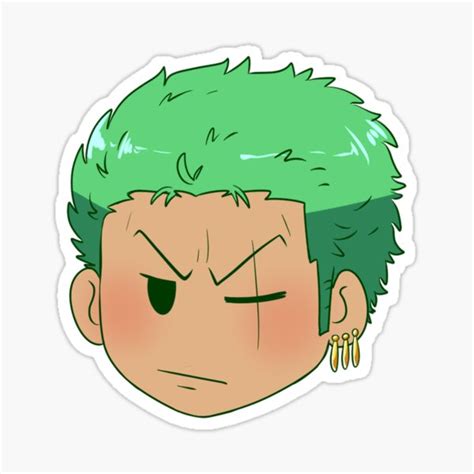 Chibi Zoro Sticker For Sale By Mayucva Redbubble