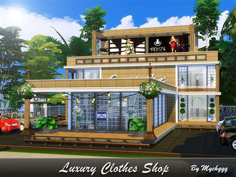 The Sims Resource - Luxury Clothes Shop