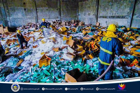 Boc Zamboanga Destroys Smuggled Cigarettes Worth P M Peoples