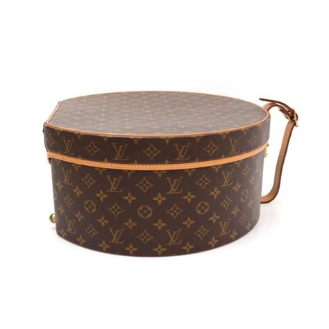 Vintage Louis Vuitton Boite Chapeaux 40 Monogram Canvas Hat Box At 1stdibs