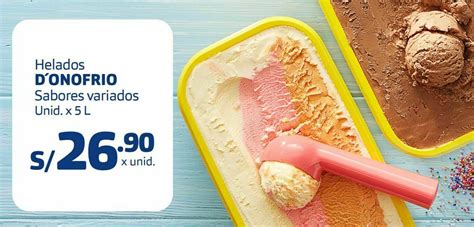 Helados Donofrio Sabores Variados L Oferta En Makro