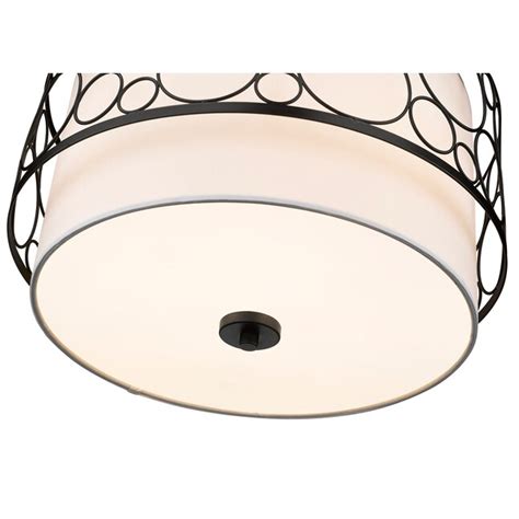 Z Lite Kendall 3 Light Matte Black Moderncontemporary Drum Hanging Pendant Light At