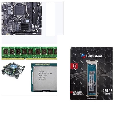 Consistent H61 Motherboard Combo Kit I5 3470 Processor 256 SSD 8gb