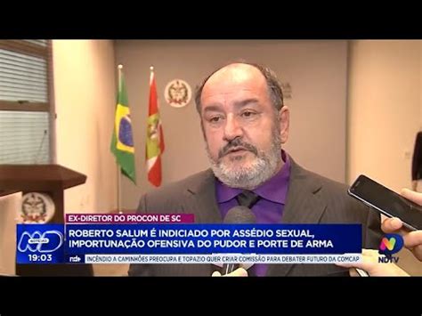 Indiciamento por crimes ex diretor do Procon de SC acusado de assédio